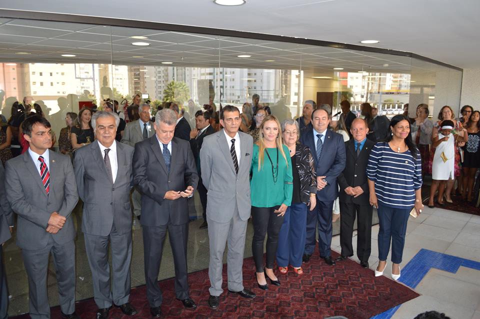 Inaugurao com a presena do presidente do TJ, governador Rodrigo Rollemberg e deputada Celina Leo